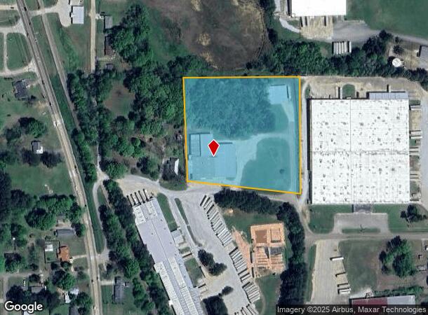  288 Industrial Cir, Pontotoc, MS Parcel Map