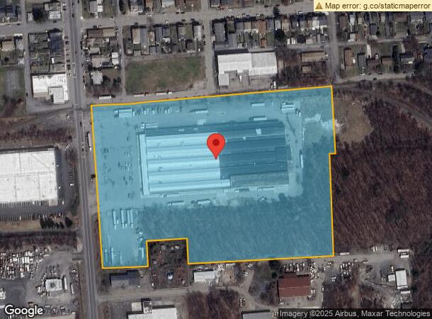  601 S Poplar St, Hazleton, PA Parcel Map