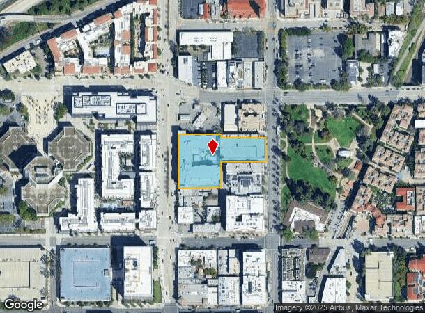  180 N Fair Oaks Ave, Pasadena, CA Parcel Map