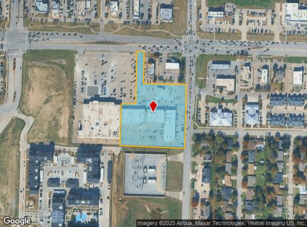 2317 W University Dr, Denton, TX Parcel Map