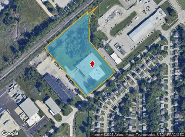 25001 Tungsten Ave, Euclid, OH Parcel Map