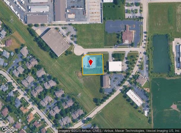 9835 Clearvue Ct, Mokena, IL Parcel Map