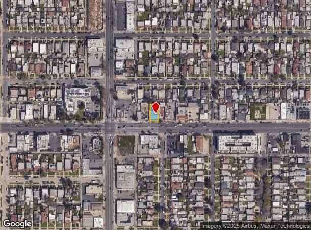  1733 W Florence Ave, Los Angeles, CA Parcel Map