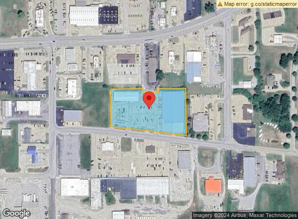  1410 W Whittaker St, Salem, IL Parcel Map