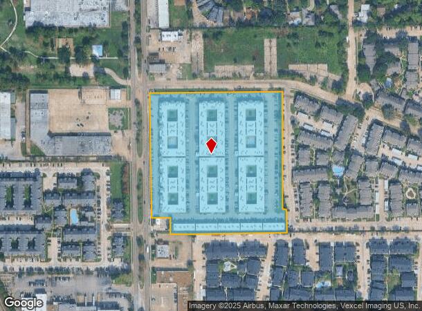 6240 Antoine Dr, Houston, TX Parcel Map