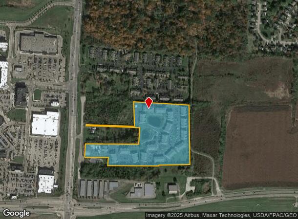  2991 Austin Springs Blvd, Dayton, OH Parcel Map