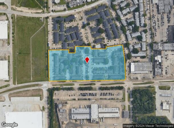  11411 Green Plaza Dr, Houston, TX Parcel Map