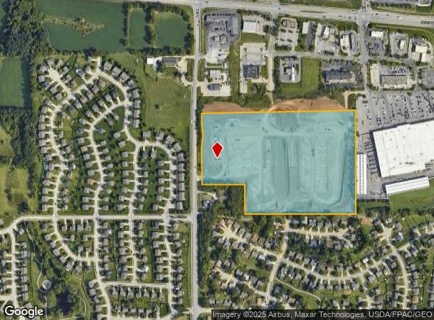 10530 S 24Th Plz, Bellevue, NE Parcel Map