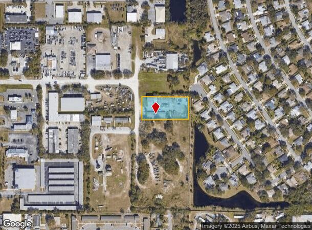  2001 Hughes Rd, Melbourne, FL Parcel Map