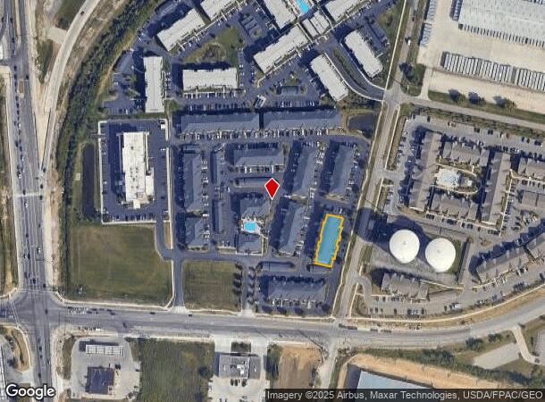  1261 Gabrielle Elaine Dr, Columbus, OH Parcel Map