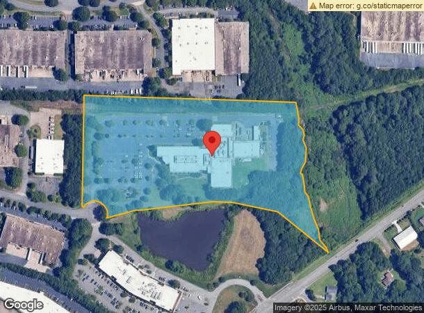  1800 W Oak Commons Ct, Marietta, GA Parcel Map