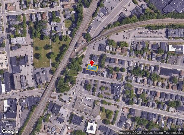  33 Pleasant St, Attleboro, MA Parcel Map