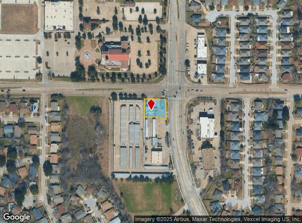 3400 S Collins St, Arlington, TX Parcel Map