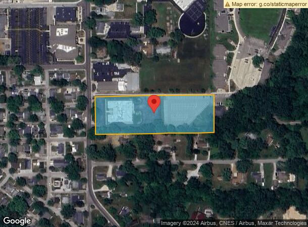  1401 Kings Hwy, Winona Lake, IN Parcel Map