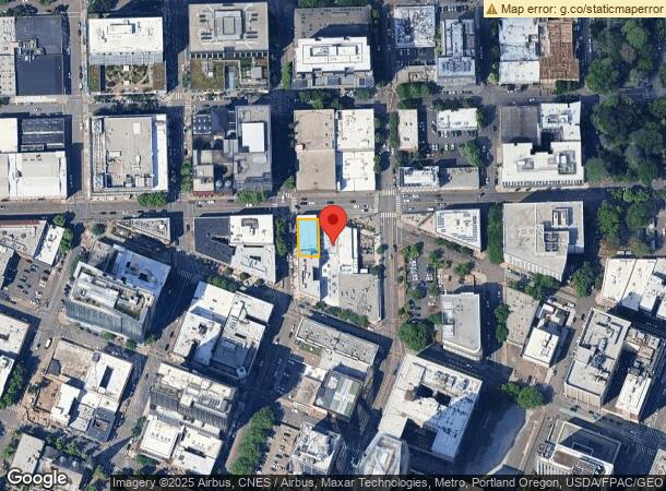  1036 W Burnside St, Portland, OR Parcel Map