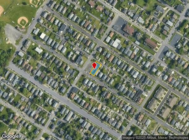  1344 Bryn Mawr St, Scranton, PA Parcel Map