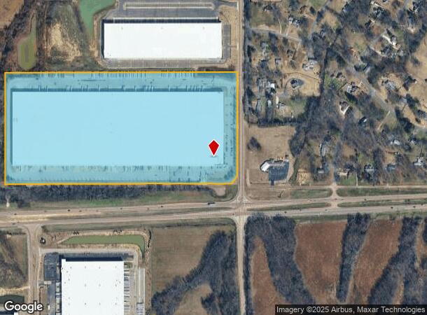 7159 Polk Ln, Olive Branch, MS Parcel Map
