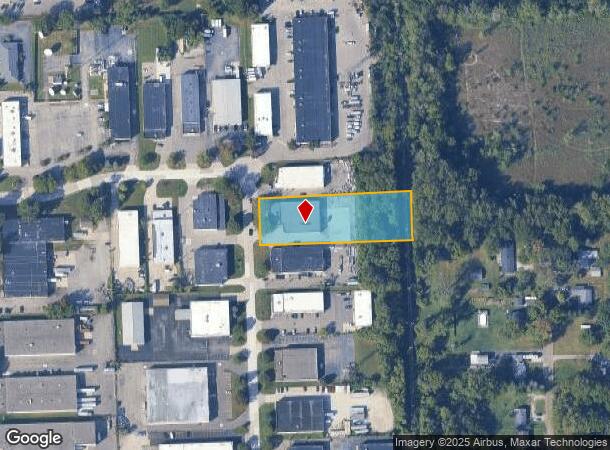  6202 E Executive Dr, Westland, MI Parcel Map