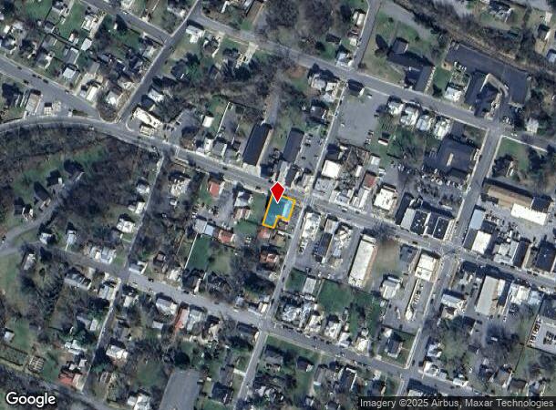  219 W King St, Strasburg, VA Parcel Map