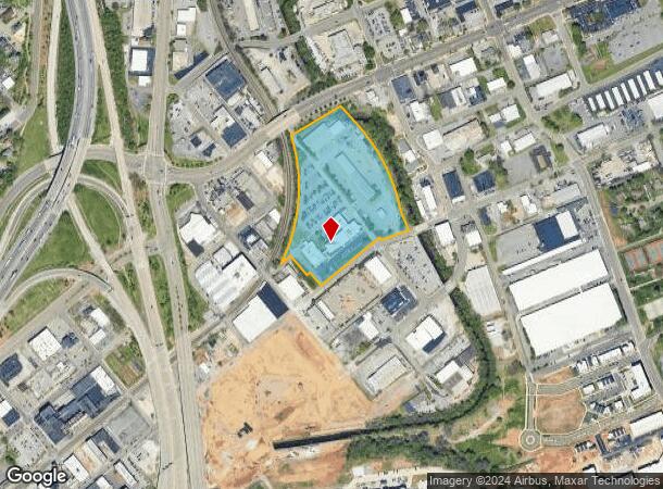  835 E Jackson Ave, Knoxville, TN Parcel Map