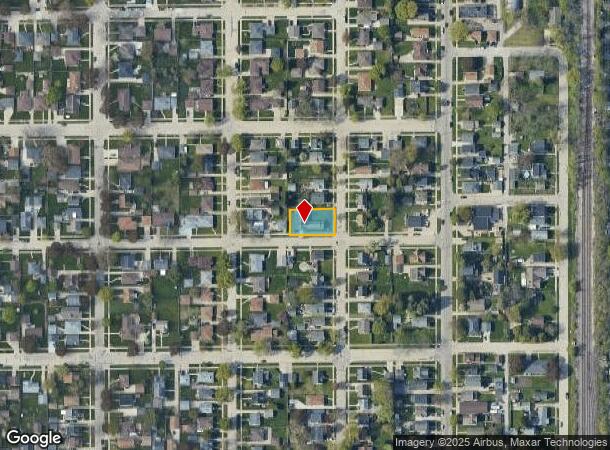  3624 16Th Ave, Kenosha, WI Parcel Map