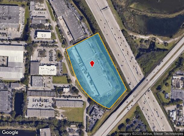  1701 Okeechobee Rd, West Palm Beach, FL Parcel Map