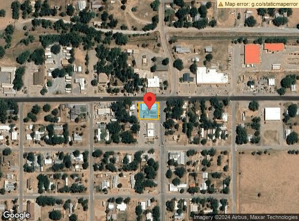  100 Lincoln Ave, Capitan, NM Parcel Map