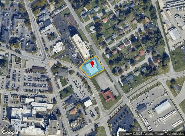  1302 Wall St, Jeffersonville, IN Parcel Map