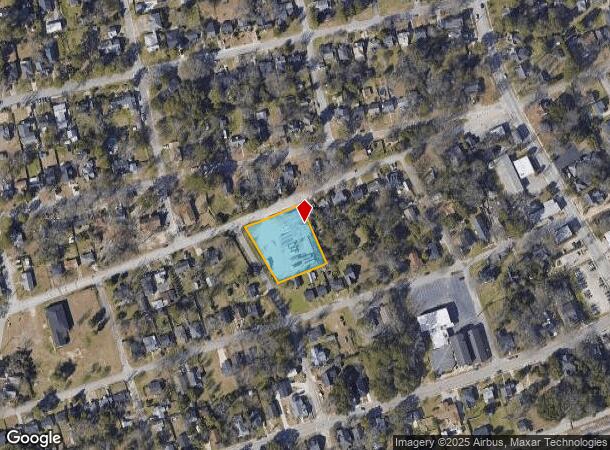 639 Poplar St, Cayce, SC Parcel Map
