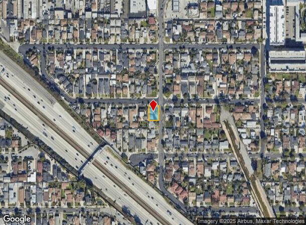  3802 W 116Th St, Hawthorne, CA Parcel Map