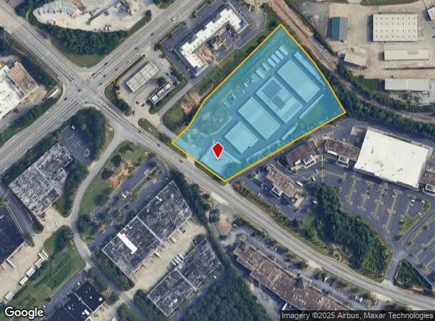  2801 N Berkeley Lake Rd Nw, Duluth, GA Parcel Map