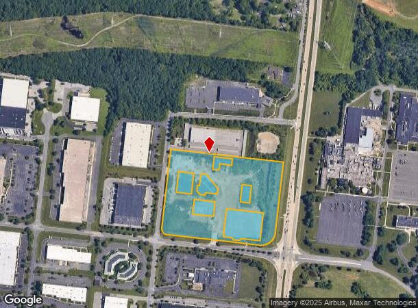 110 Corporate Blvd, Newark, DE Parcel Map