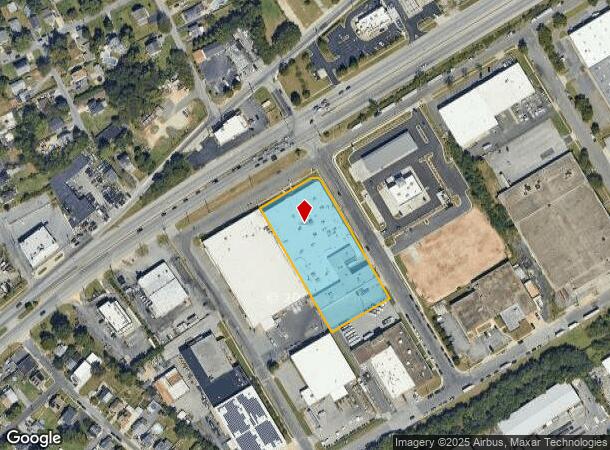 7413 Pulaski Hwy, Rosedale, MD Parcel Map