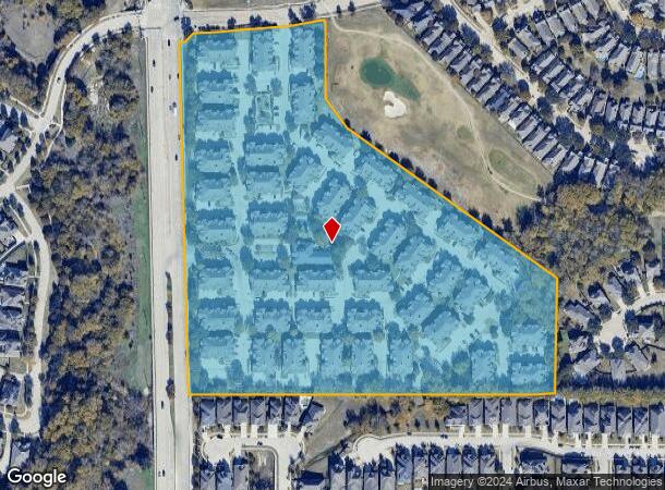  2305 S Custer Rd, Mckinney, TX Parcel Map