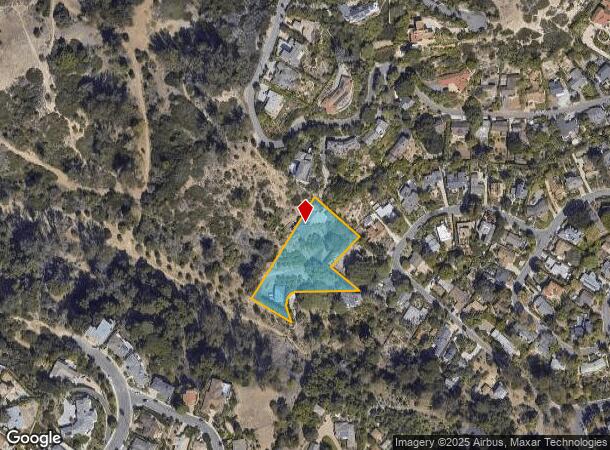 543 Arroyo Ave, Santa Barbara, CA Parcel Map