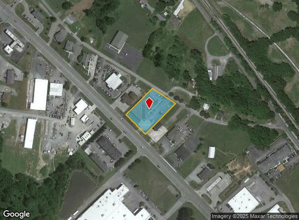  2110 N Jackson St, Tullahoma, TN Parcel Map