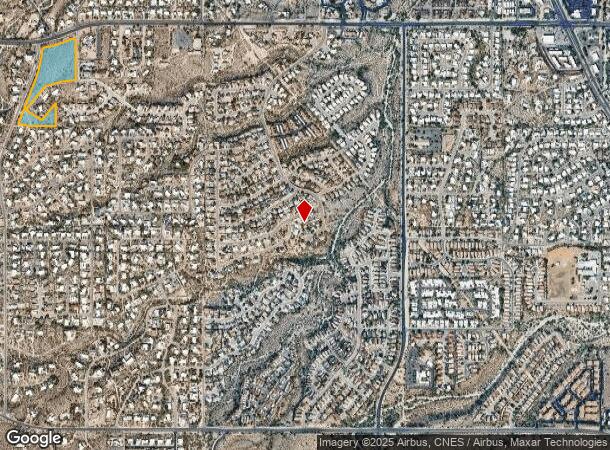  3203 W Ironwood Hill Dr, Tucson, AZ Parcel Map