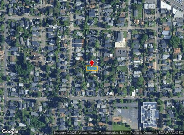  4875 Se 63Rd Ave, Portland, OR Parcel Map