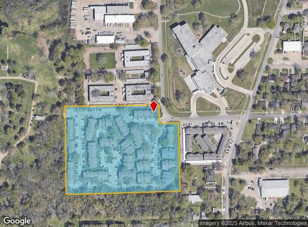  100 Lakeview Dr, Clute, TX Parcel Map