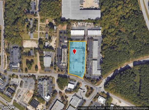  1540 Mechanical Blvd, Garner, NC Parcel Map