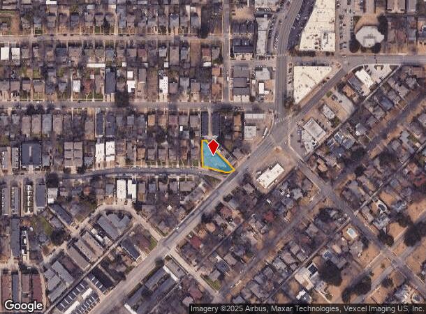 6051 Ross Ave, Dallas, TX Parcel Map