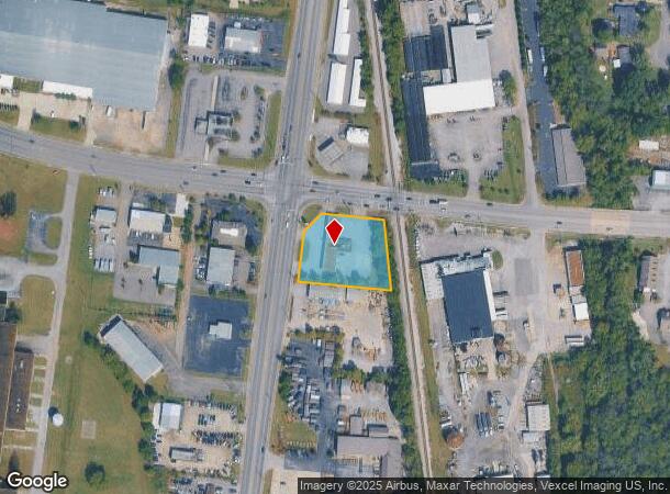  1411 S Church St, Murfreesboro, TN Parcel Map