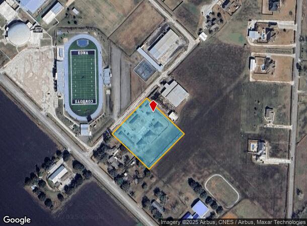 603 Miracle Dr, Edna, TX Parcel Map