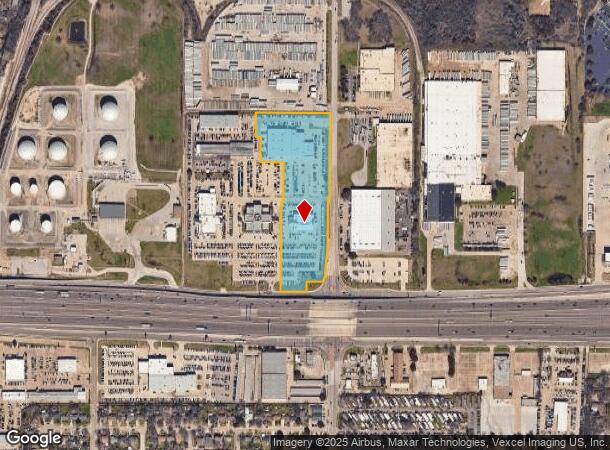  1261 E Airport Fwy, Irving, TX Parcel Map