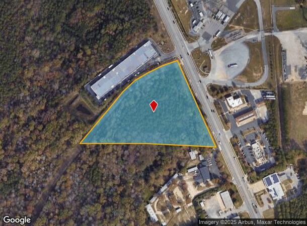  1548 E Williams St, Apex, NC Parcel Map