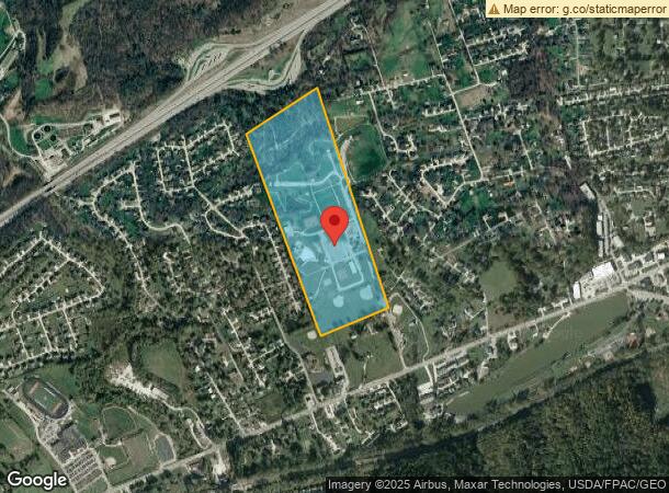  1 E Valley Rd, Hurricane, WV Parcel Map