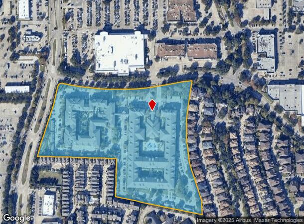 11805 Meadowglen Ln, Houston, TX Parcel Map