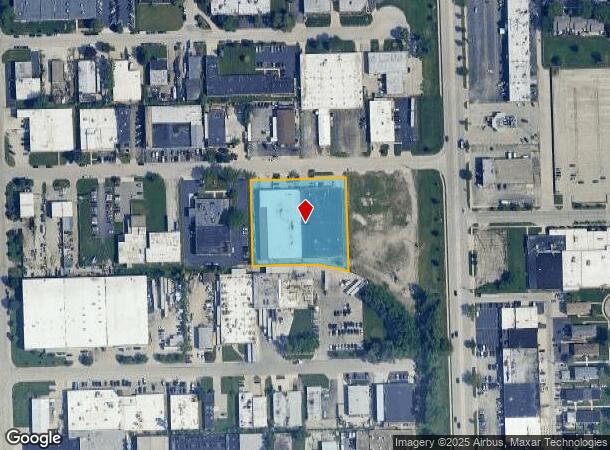  31 W Industrial Rd, Addison, IL Parcel Map