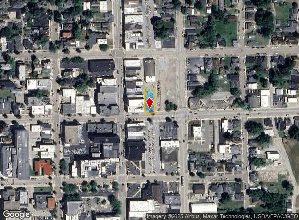  110 E Ash St, Piqua, OH Parcel Map
