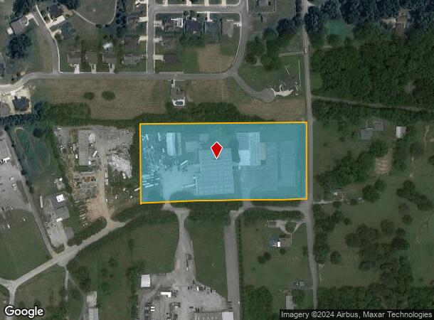  50 Industrial Dr, Chickamauga, GA Parcel Map